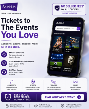 Tickets for Live Events and Concerts Online